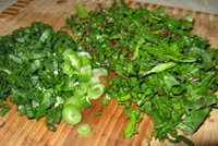 Зелень для начинки